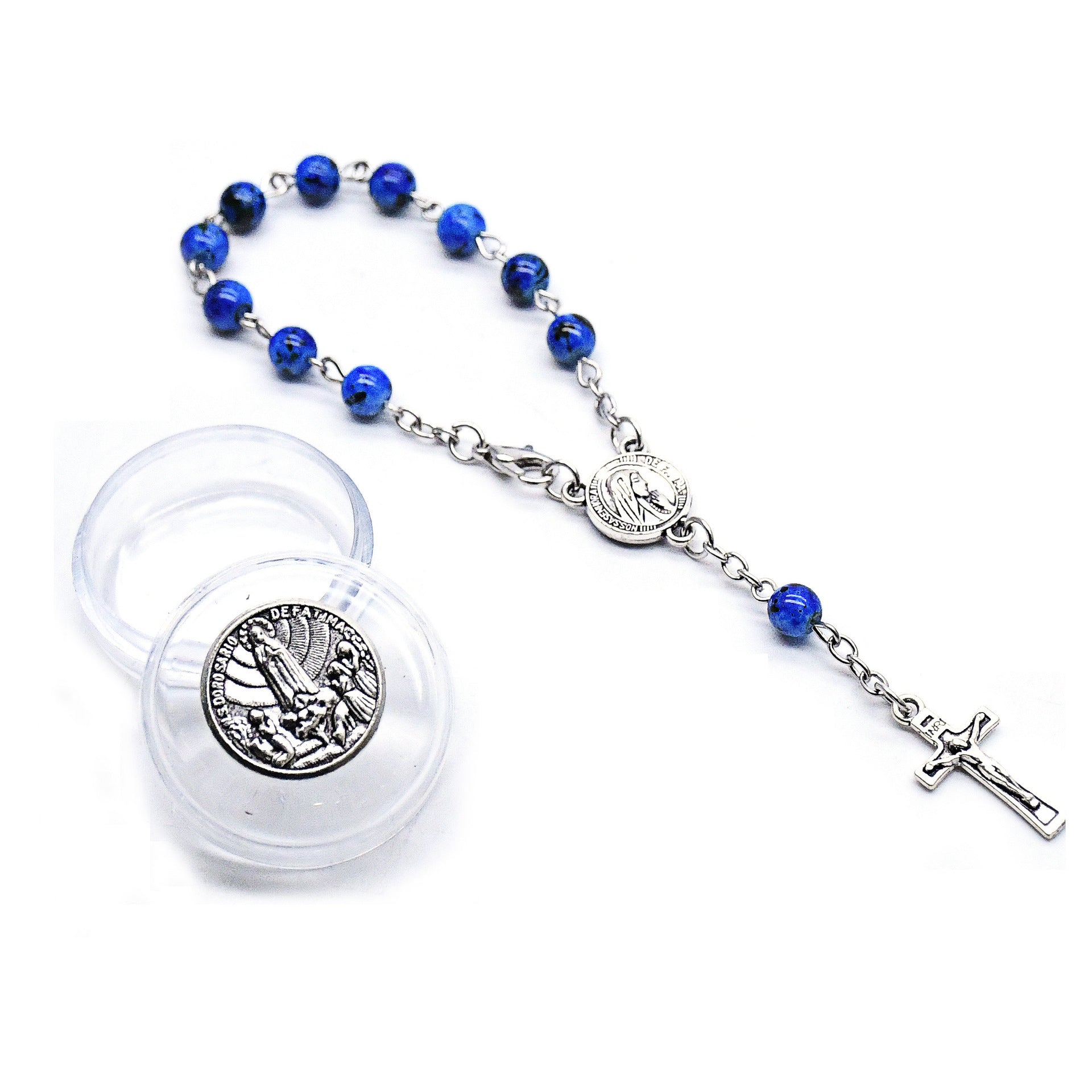 Mónica - Pulsera Rosario de Perlas