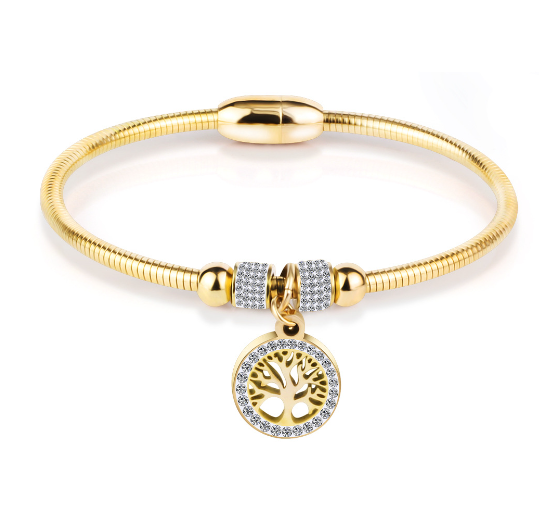 Miguel - Pulsera Árbol de la Vida y Cruz