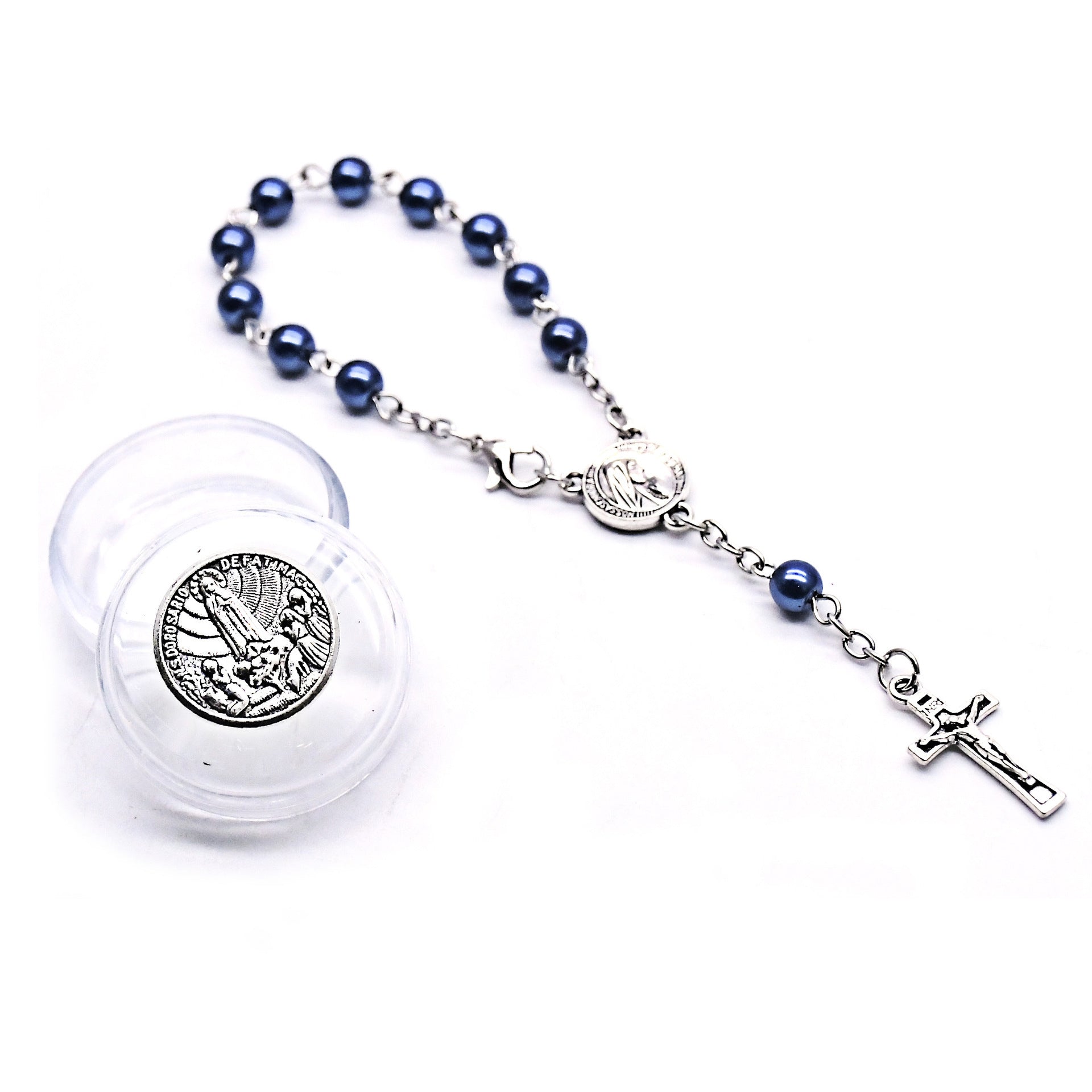 Mónica - Pulsera Rosario de Perlas