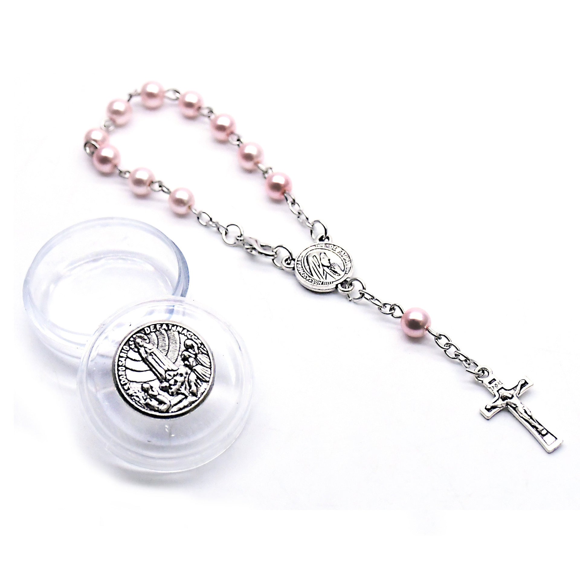 Mónica - Pulsera Rosario de Perlas