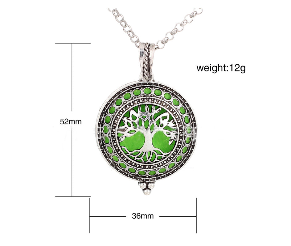 Verónica - Collar Árbol de la Vida con Difusor