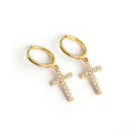 Josefina - Pendientes Cruz Plata 925