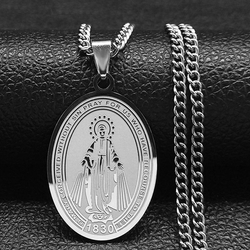 Bernadette - Medalla Ovalada Virgen María